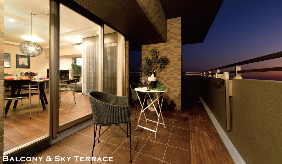 BALCONY & SKY TERRACE