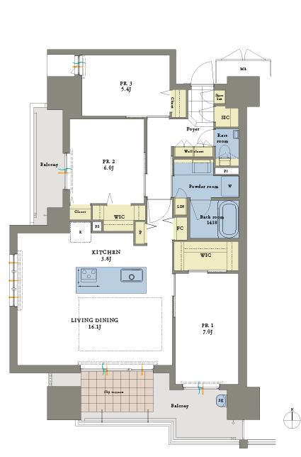 87-Eタイプ間取り図